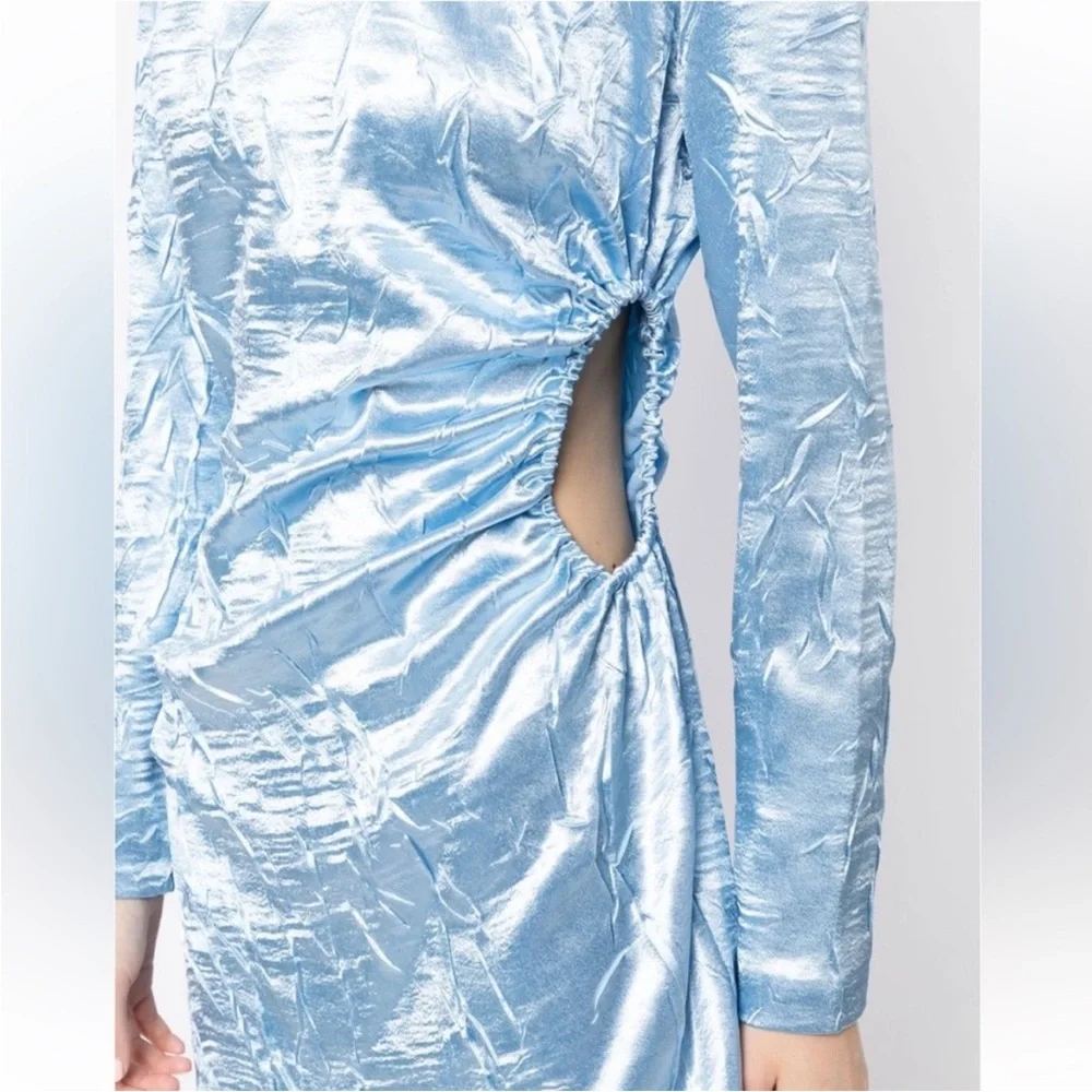 MAJE | Sheath dresses Blue Clair Dress | size 34 - Picture 4 of 11